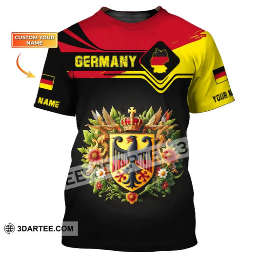 Unisex Shirt Custom Name Germany T-Shirt German Pride Gift