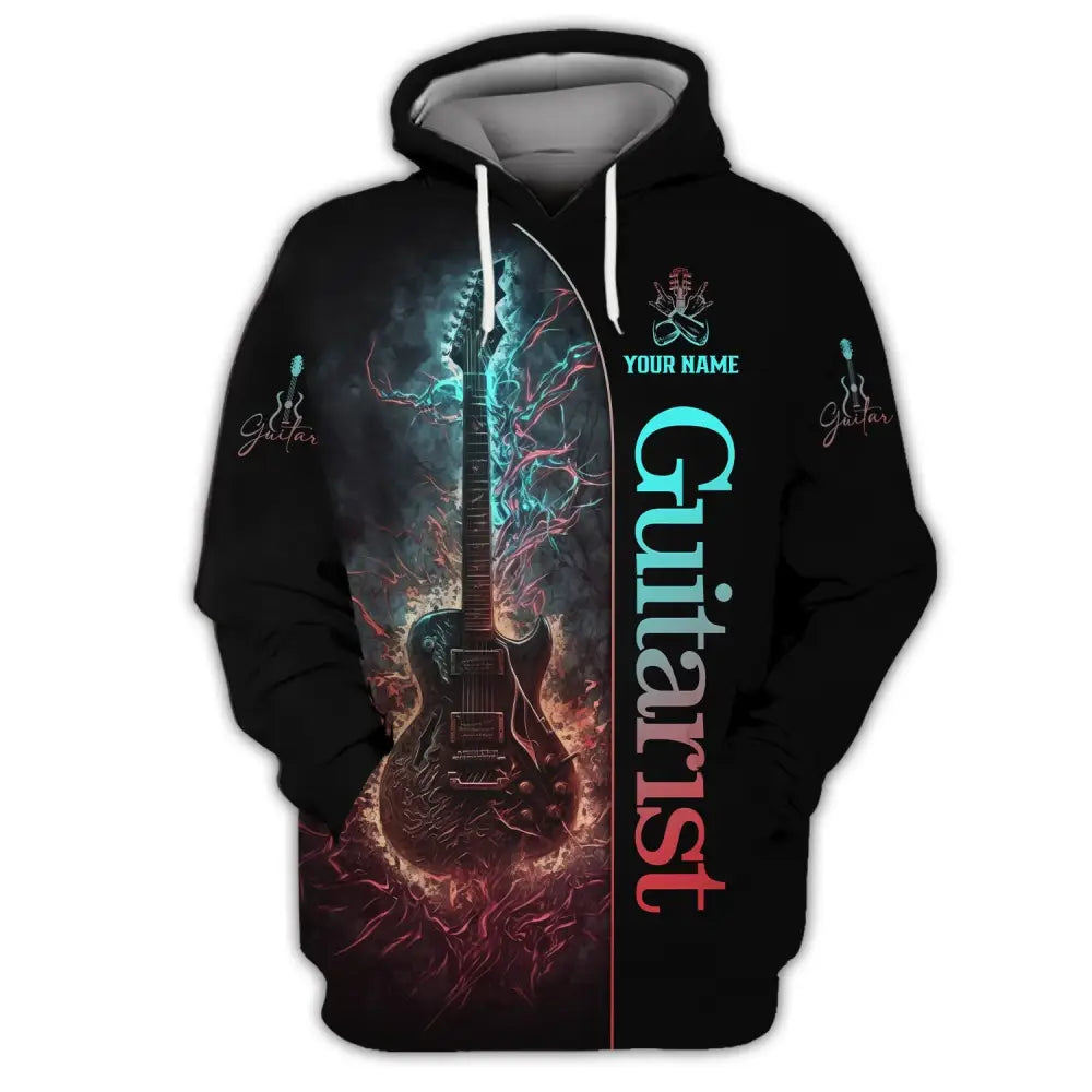 Unisex Shirt Custom Name Guitarist Guitar Lover Gift Hoodie / S T-Shirt