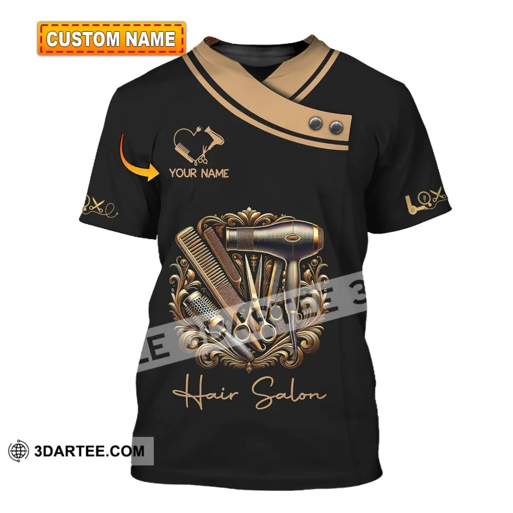 Unisex Shirt - Custom Name Hair Stylist T-Shirt