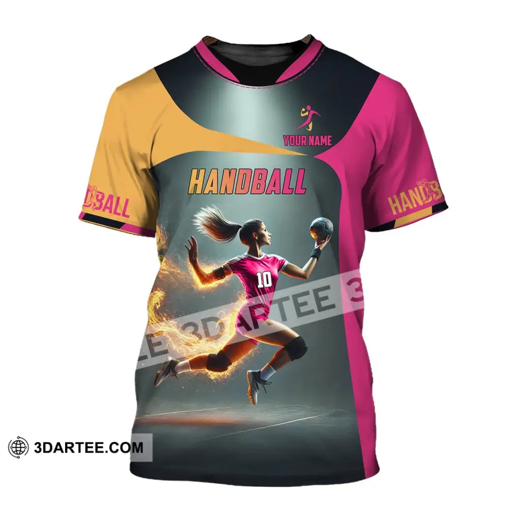 Unisex Shirt - Custom Name Handball T-Shirt / S T-Shirt