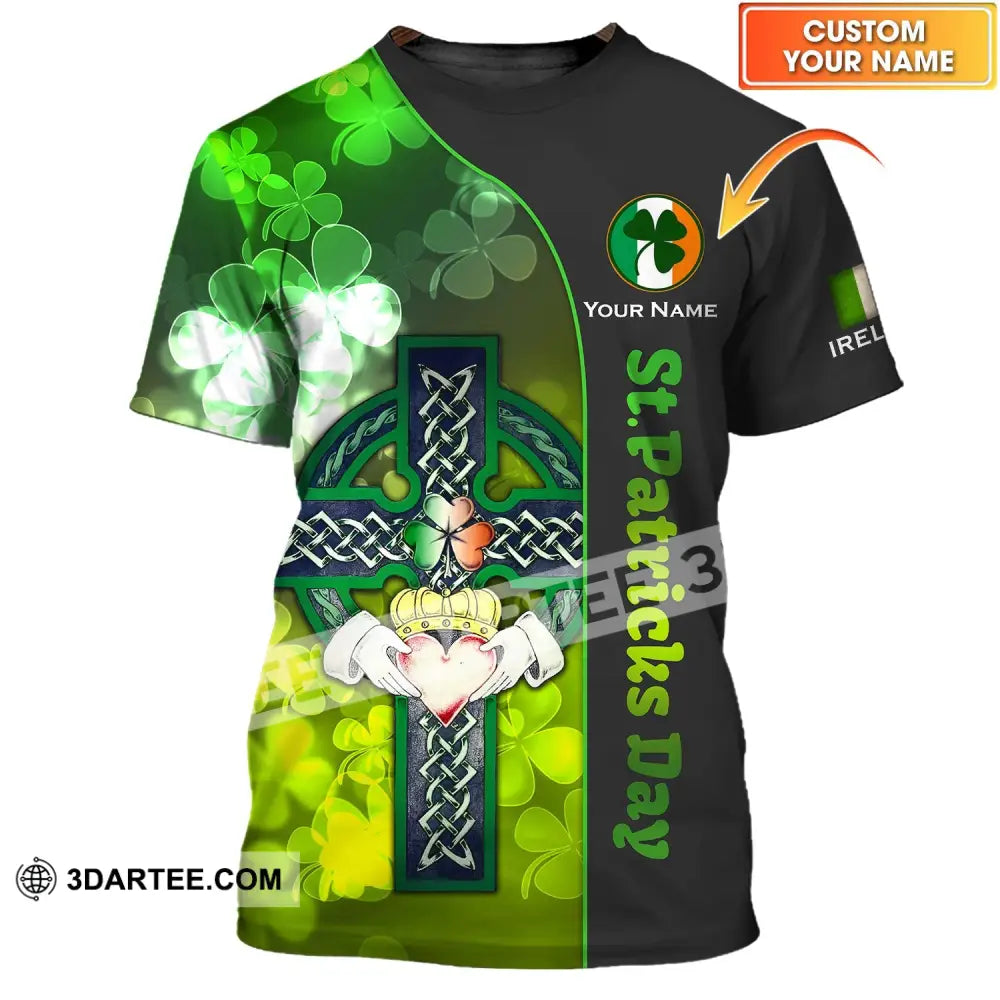 Unisex Shirt - Custom Name Happy Saint Patrick’s Day Gift For St.patrick’s T-Shirt