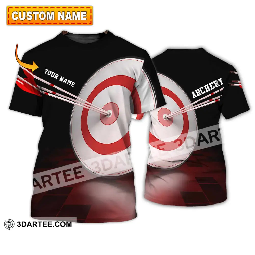 Unisex Shirt - Custom Name Hit The Target Darts T-Shirt