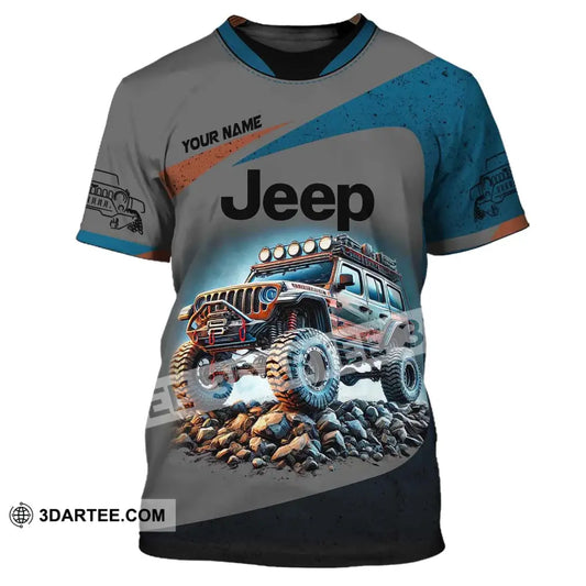 Unisex Shirt Custom Name Jeep Gladiator Polo Long Sleeve T-Shirt / S T-Shirt