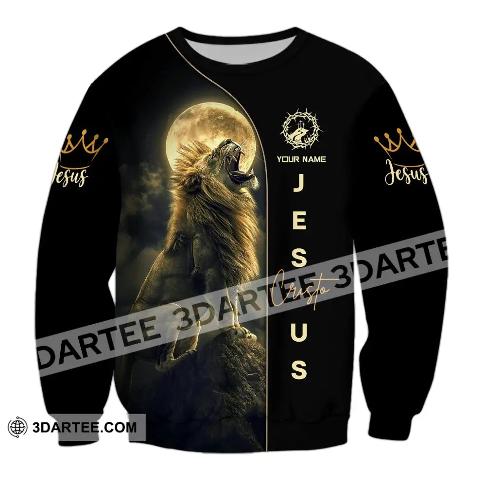 Unisex Shirt - Custom Name Jesus Crusto Long Sleeve / S T-Shirt