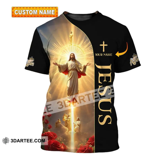 Unisex Shirt - Custom Name Jesus Light T-Shirt