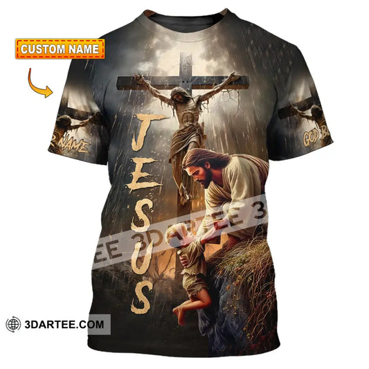 Unisex Shirt - Custom Name Jesus Saving T-Shirt