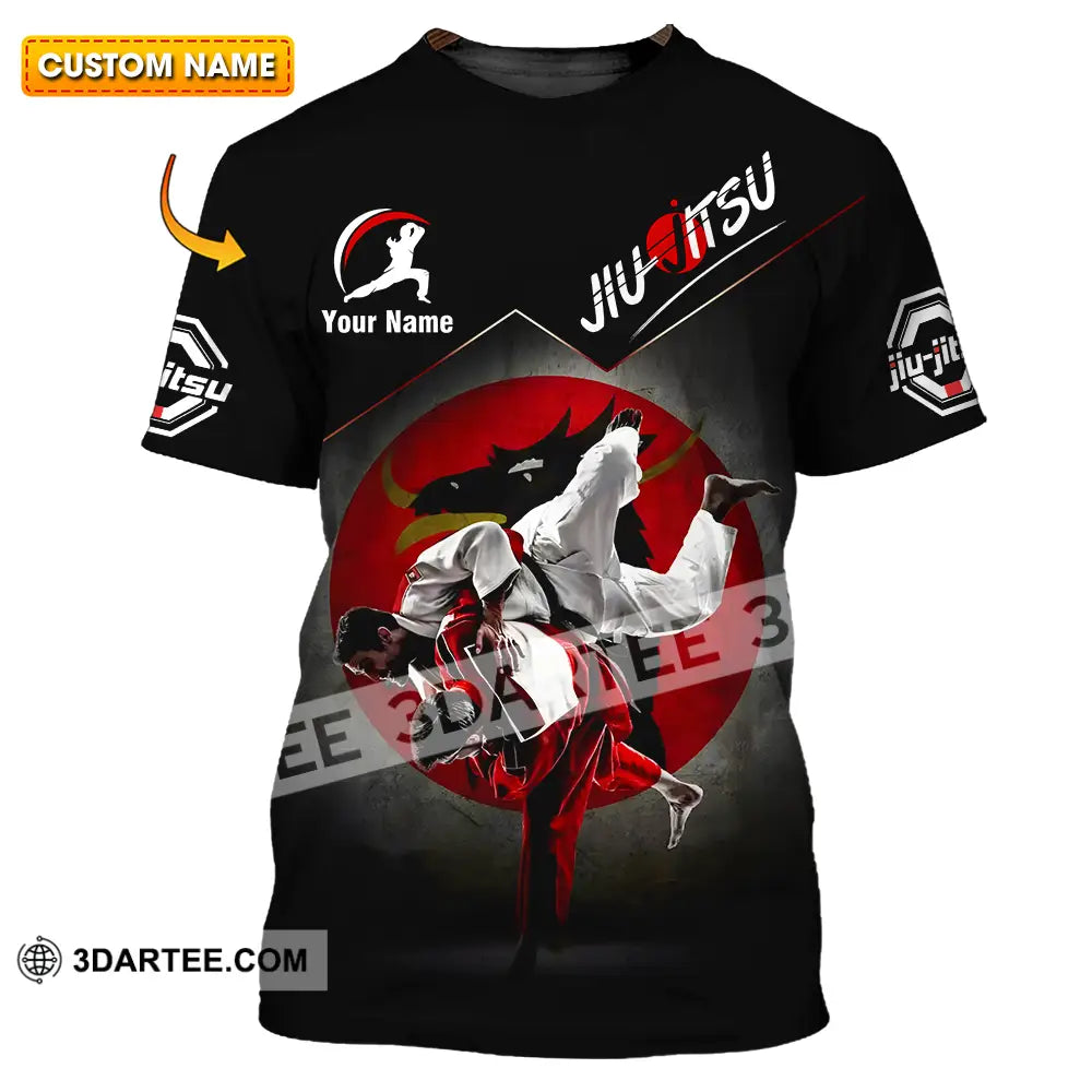 Unisex Shirt - Custom Name Jiu Jitsu Combat T-Shirt