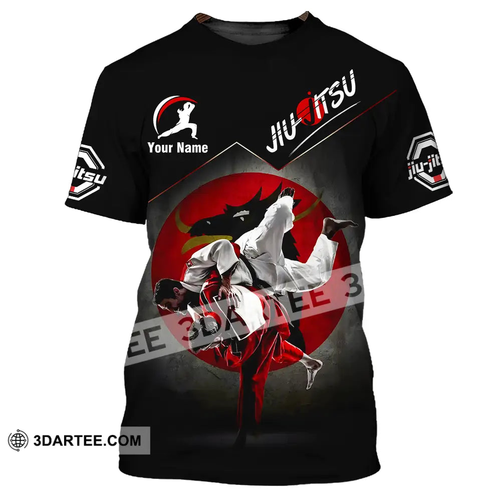 Unisex Shirt - Custom Name Jiu Jitsu Combat T-Shirt / S T-Shirt