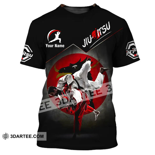 Unisex Shirt - Custom Name Jiu Jitsu Combat T-Shirt / S T-Shirt