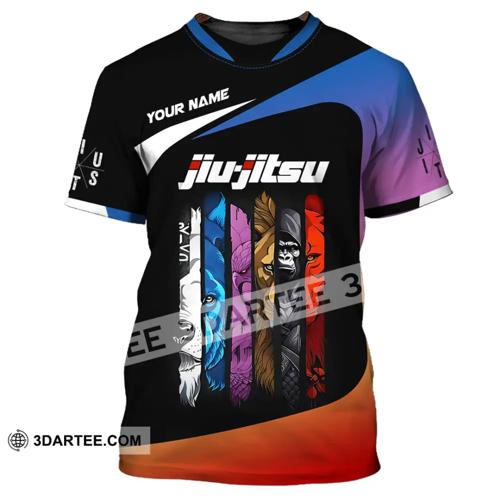 Unisex Shirt Custom Name Jiujitsu Lover Gift T-Shirt / S T-Shirt