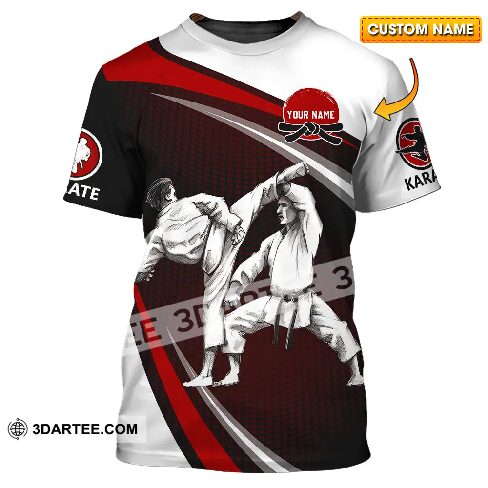 Unisex Shirt - Custom Name Karate Combat T-Shirt