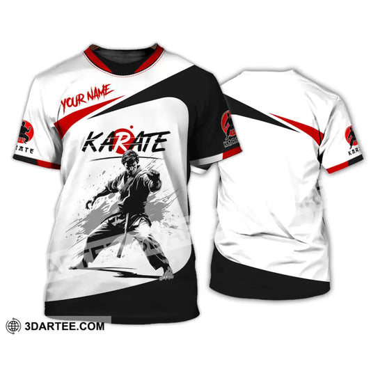 Unisex Shirt - Custom Name Karate Sport Fighter T-Shirt / S T-Shirt