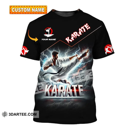 Unisex Shirt - Custom Name Karate T-Shirt