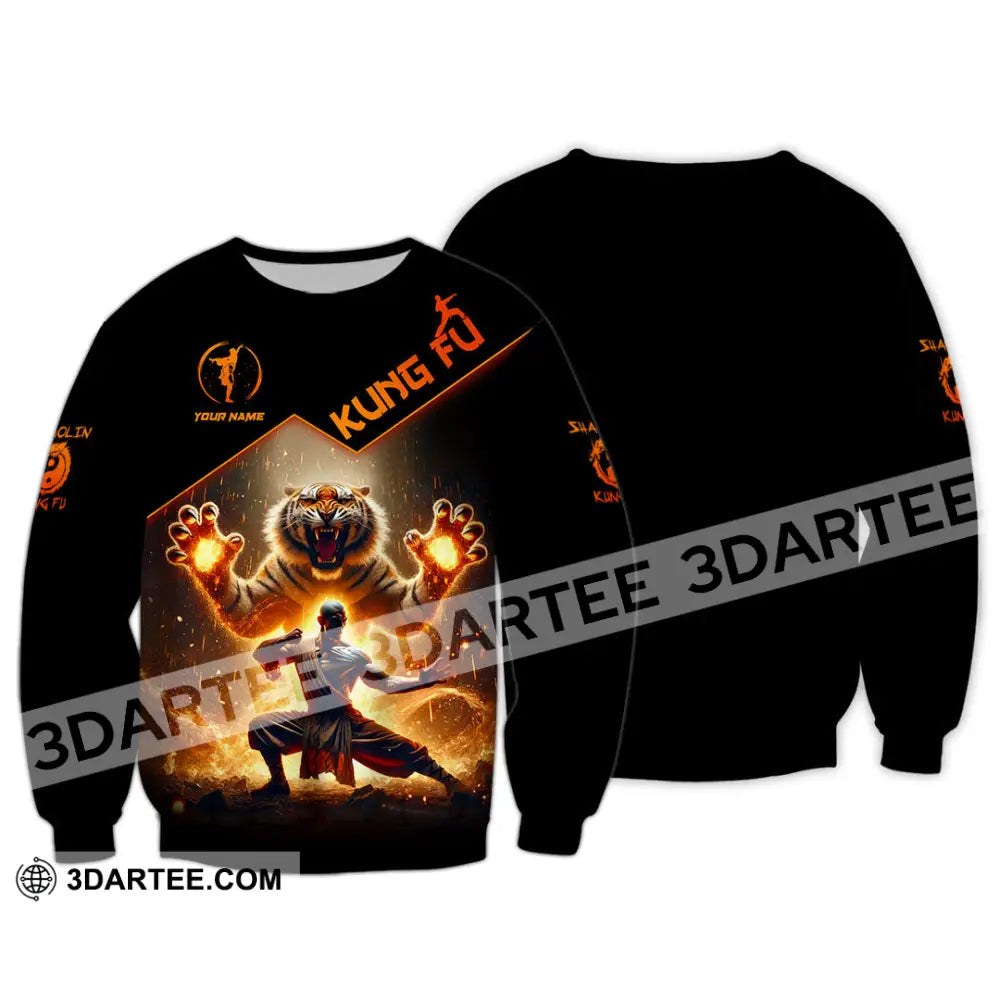 Unisex Shirt Custom Name Kung Fu Lover Gift Long Sleeve / S T-Shirt