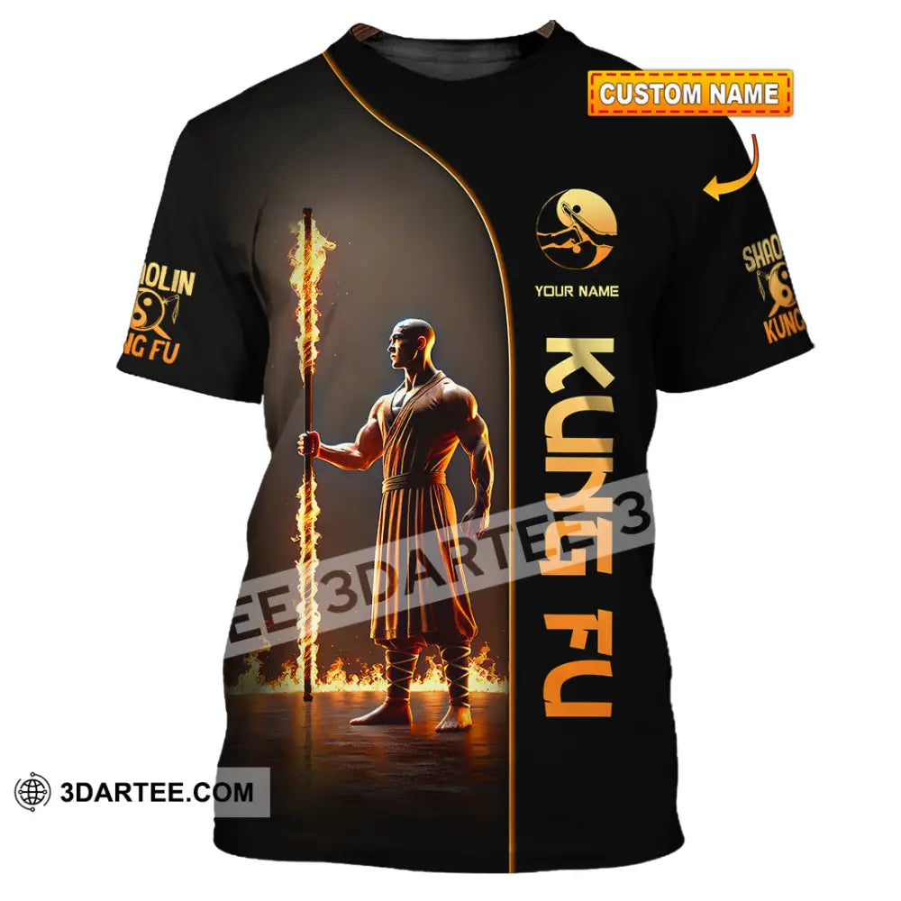 Unisex Shirt Custom Name Kung Fu Lover Gift T-Shirt