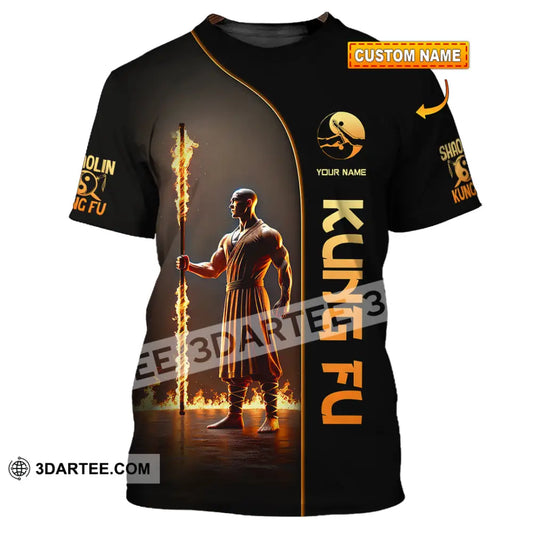 Unisex Shirt Custom Name Kung Fu Lover Gift T-Shirt