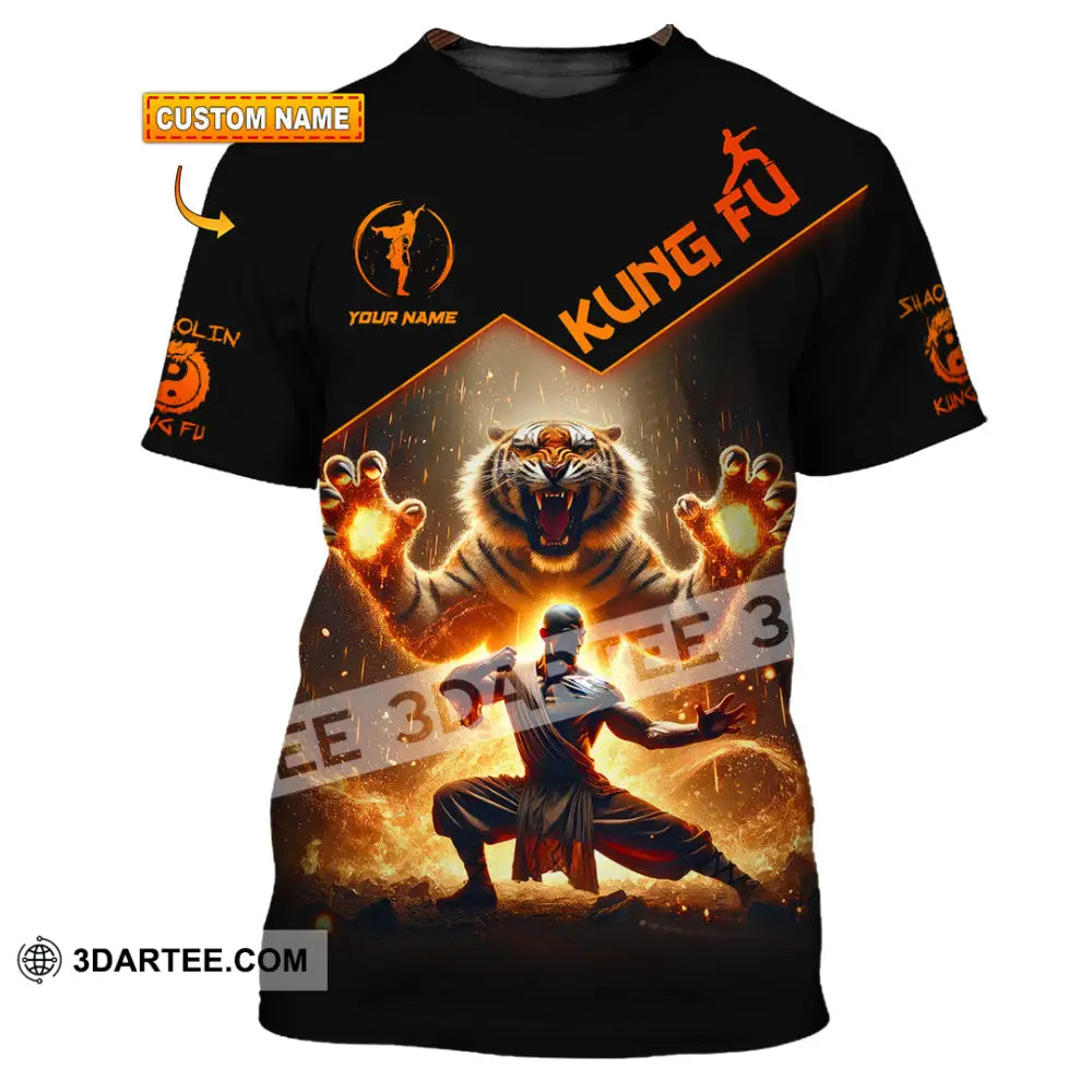 Unisex Shirt Custom Name Kung Fu Lover Gift T-Shirt