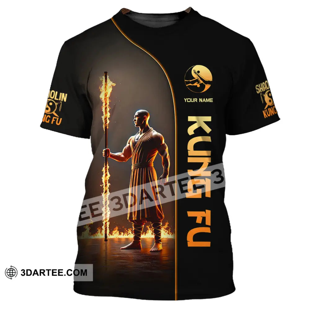 Unisex Shirt Custom Name Kung Fu Lover Gift T-Shirt / S T-Shirt