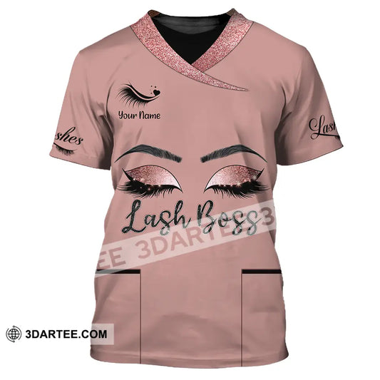 Unisex Shirt - Custom Name Lash Boss T-Shirt / S T-Shirt