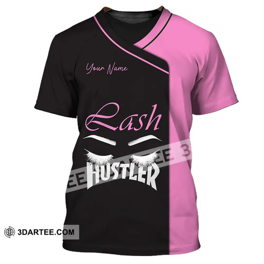 Unisex Shirt - Custom Name Lash Hustler T-Shirt / S T-Shirt