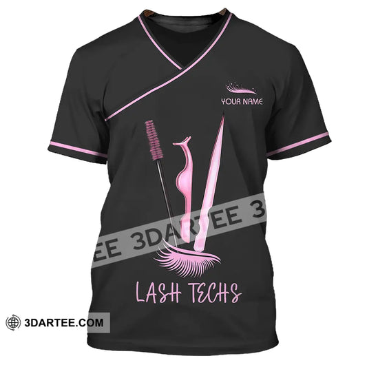 Unisex Shirt - Custom Name Lash Teaches T-Shirt / S T-Shirt