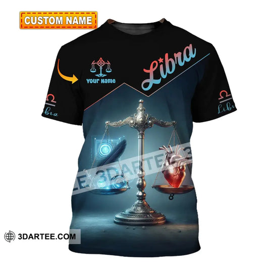 Unisex Shirt - Custom Name Libra T-Shirt