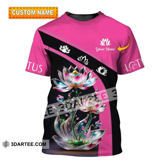 Unisex Shirt - Custom Name Lotus T-Shirt