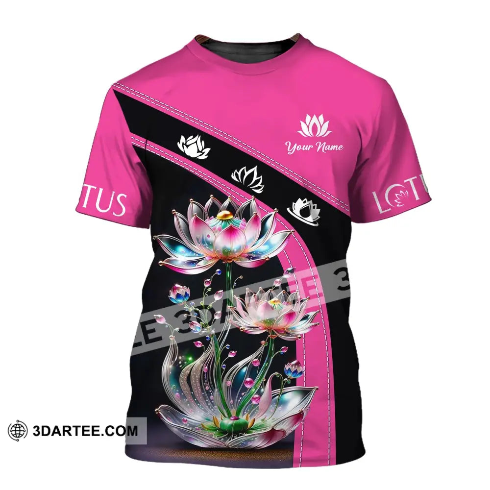 Unisex Shirt - Custom Name Lotus T-Shirt / S T-Shirt