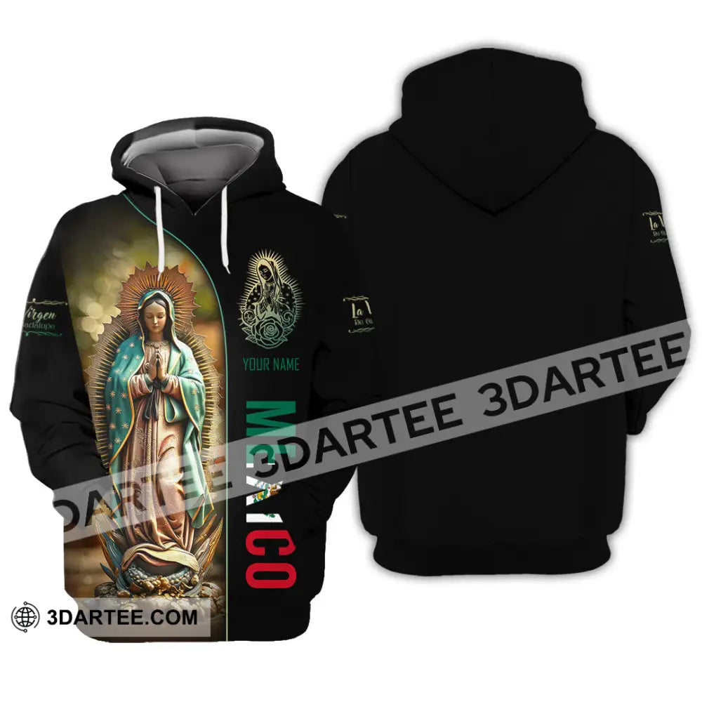 Unisex Shirt Custom Name Mexico Lover Polo Long Sleeve Mexican Gift Hoodie / S T-Shirt
