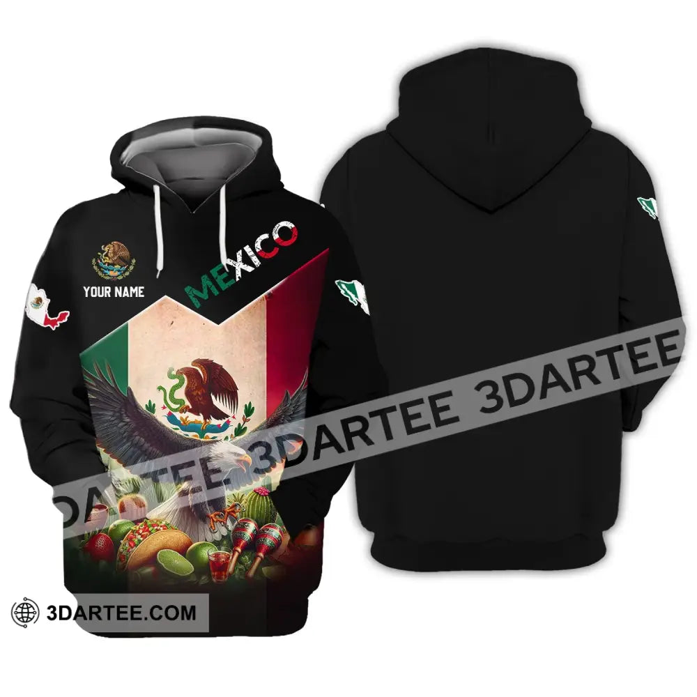 Unisex Shirt - Custom Name Mexico National Team Hoodie / S T-Shirt