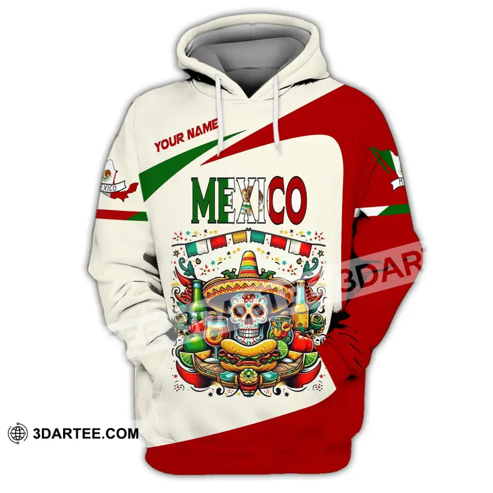 Unisex Shirt Custom Name Mexico Polo Long Sleeve Gift Hoodie / S T-Shirt