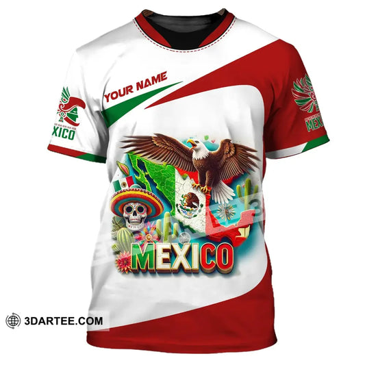 Unisex Shirt Custom Name Mexico Proud Polo Long Sleeve Gift T-Shirt / S T-Shirt