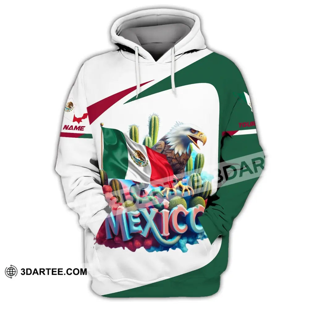 Unisex Shirt Custom Name Mexico T-Shirt Lover Mexican Gift Hoodie / S