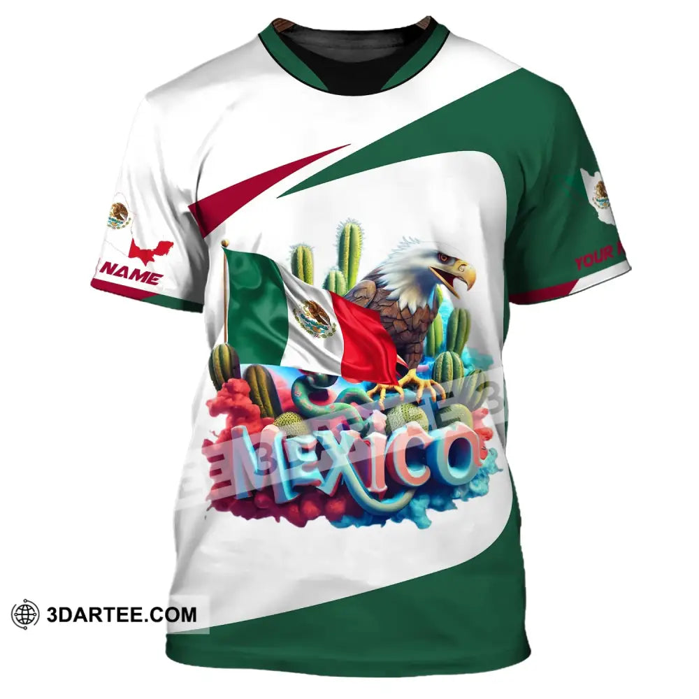 Unisex Shirt Custom Name Mexico T-Shirt Lover Mexican Gift / S