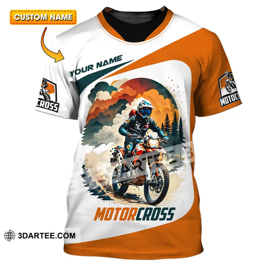 Unisex Shirt - Custom Name Motocross Sport Cross The Forest T-Shirt