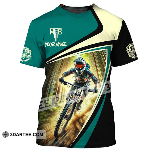 Unisex Shirt - Custom Name Mountain Bike For Player Icon T-Shirt / S T-Shirt