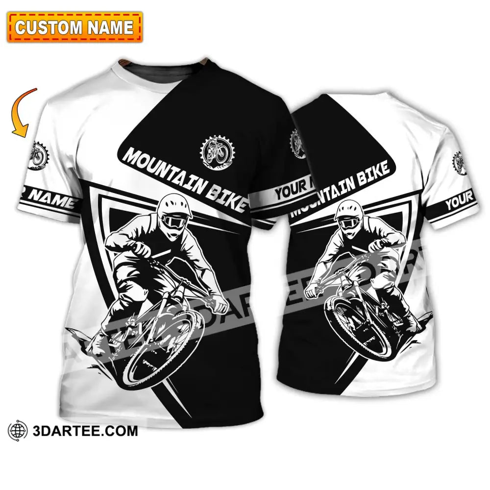 Unisex Shirt - Custom Name Mountain Bike Player Sport Motobike T-Shirt