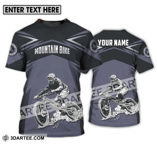 Unisex Shirt - Custom Name Mountain Bike Sport Classic Design T-Shirt / S T-Shirt