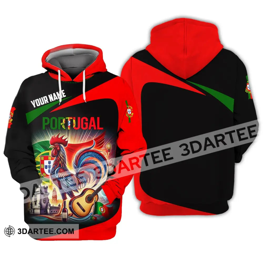 Unisex Shirt - Custom Name National Team Portugal Hoodie / S T-Shirt