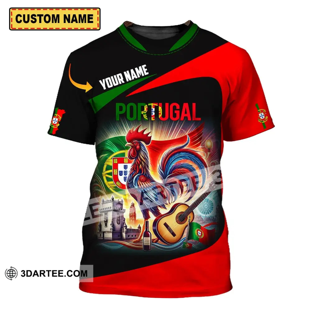 Unisex Shirt - Custom Name National Team Portugal T-Shirt