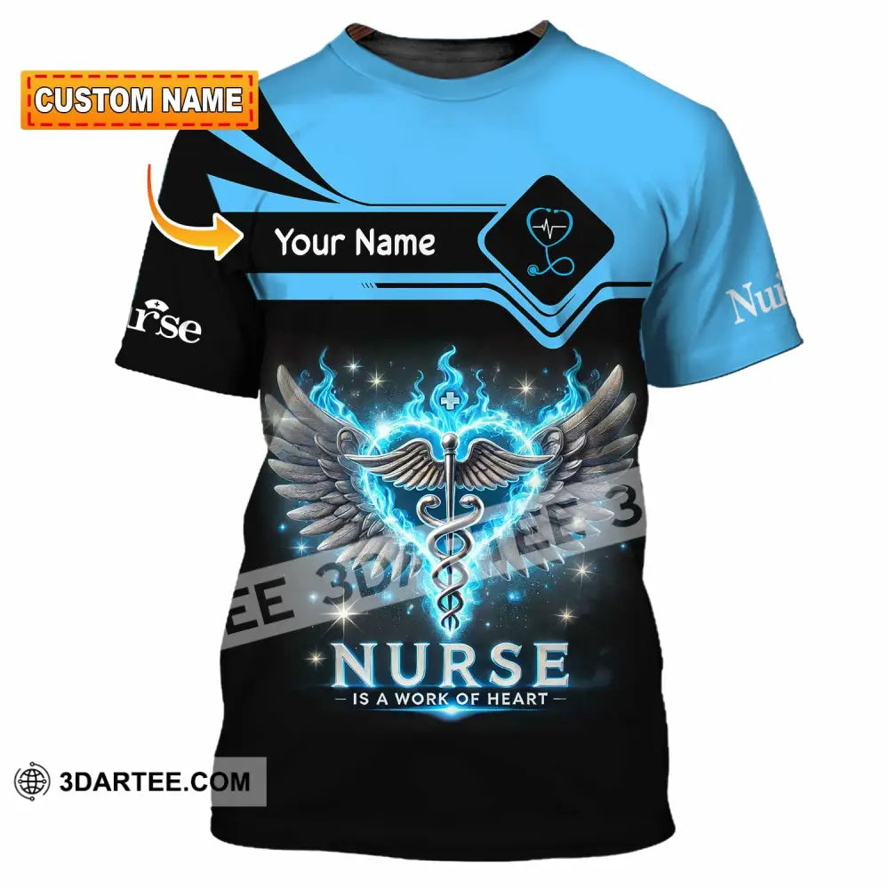 Unisex Shirt Custom Name Nurse T-Shirt T-Shirt