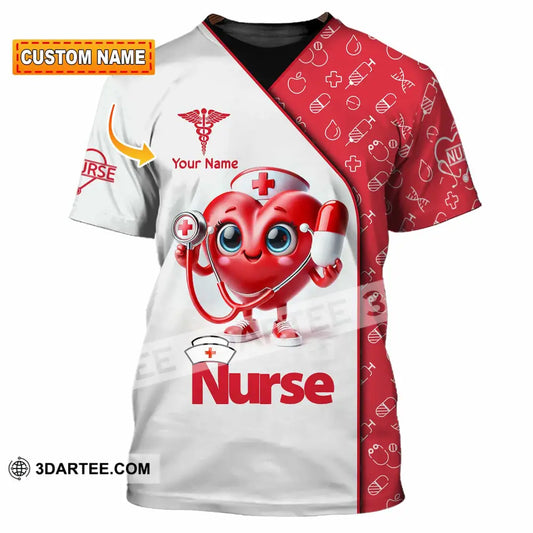 Unisex Shirt Custom Name Nurse T-Shirt T-Shirt