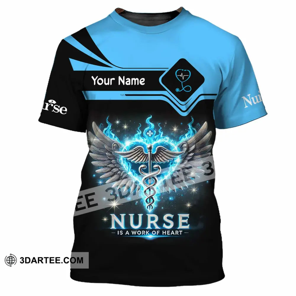 Unisex Shirt Custom Name Nurse T-Shirt / S T-Shirt