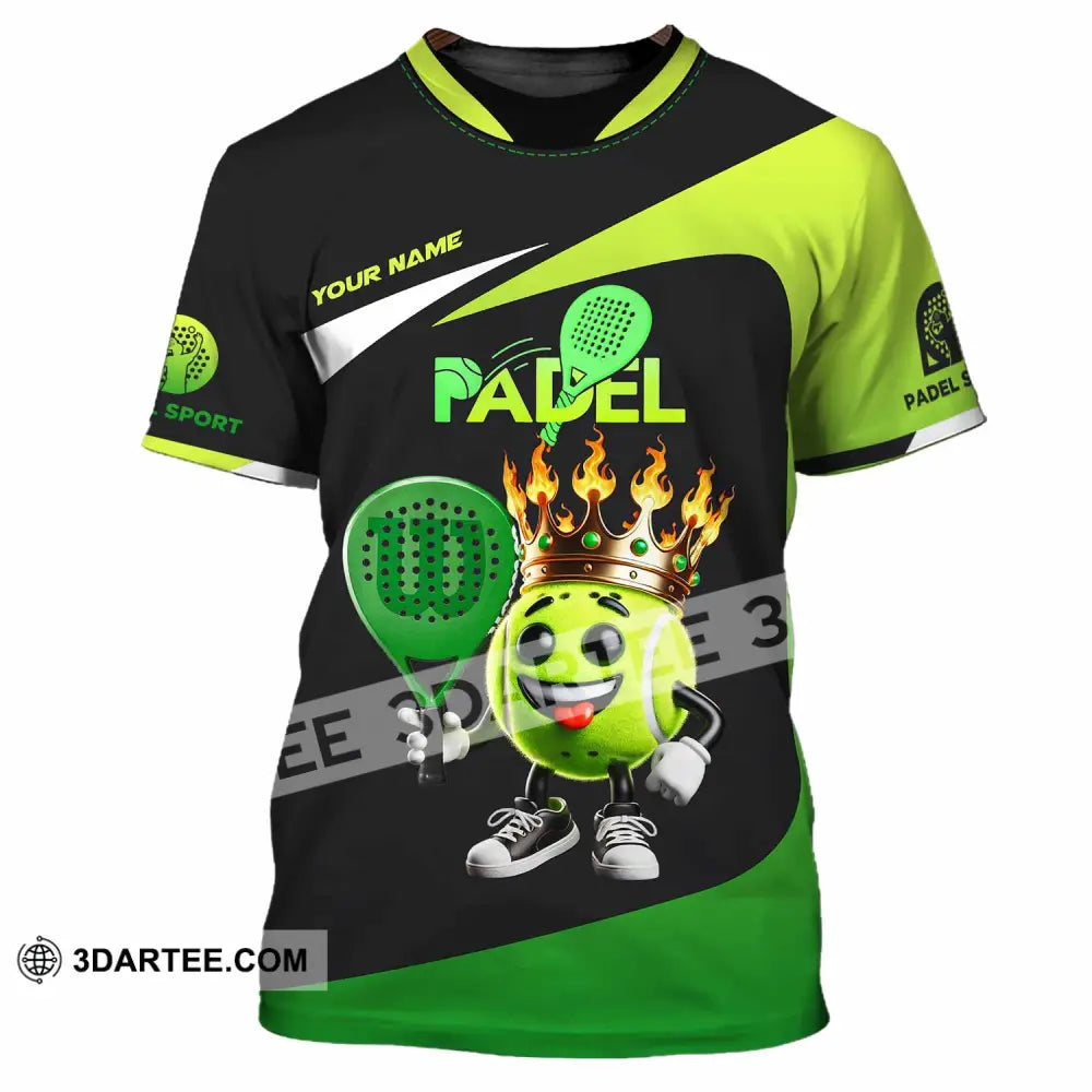 Unisex Shirt Custom Name Padel Polo Long Sleeve T-Shirt / S T-Shirt