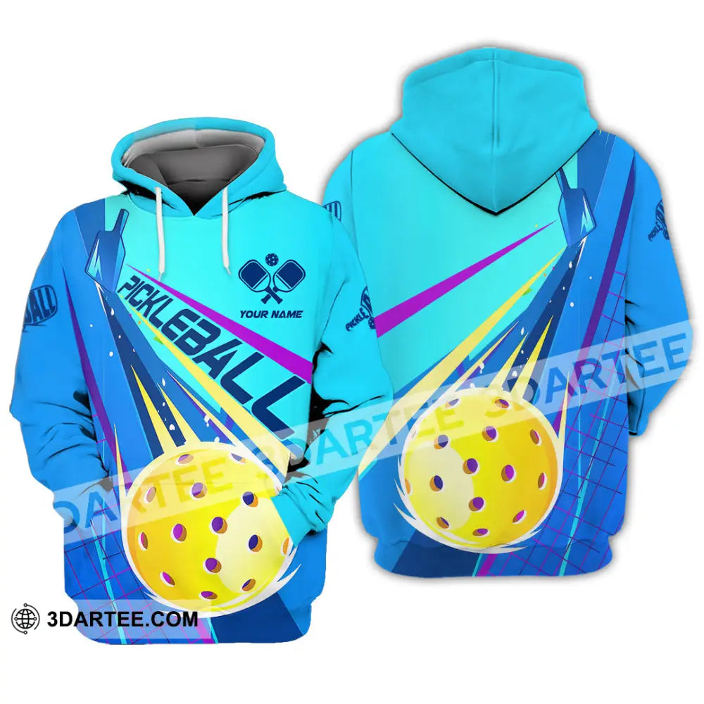 Unisex Shirt - Custom Name Pickleball Player Hoodie / S T-Shirt