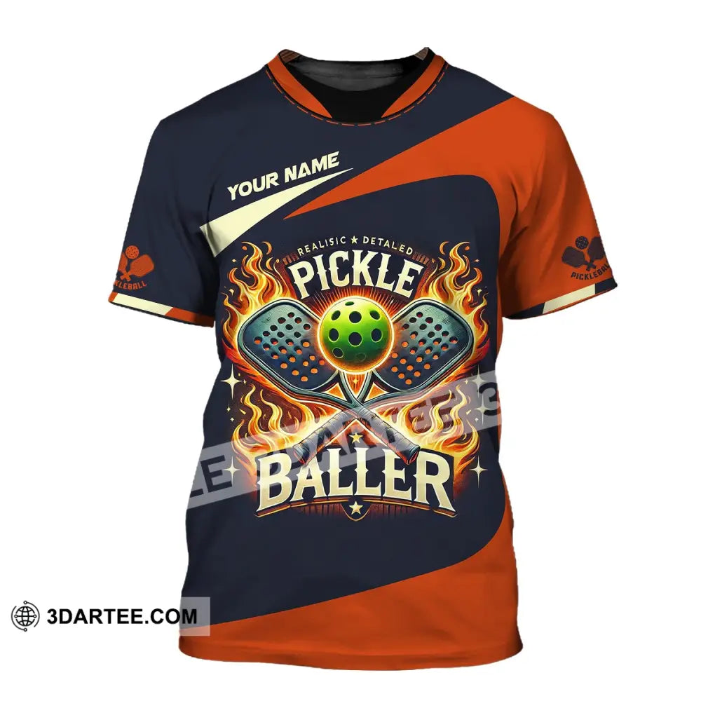 Unisex Shirt Custom Name Pickleball T-Shirt For Club Gift Players / S T-Shirt