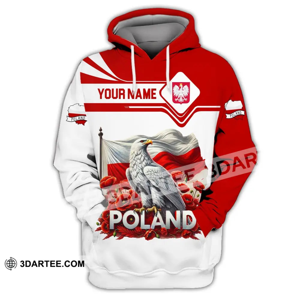 Unisex Shirt Custom Name Poland Polo Long Sleeve Gift Hoodie / S T-Shirt