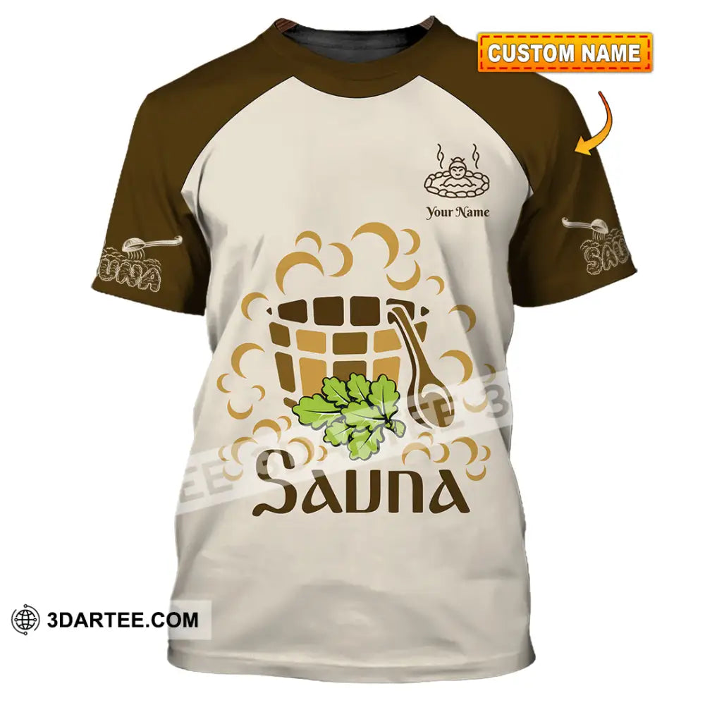 Unisex Shirt - Custom Name Sauna Relax T-Shirt