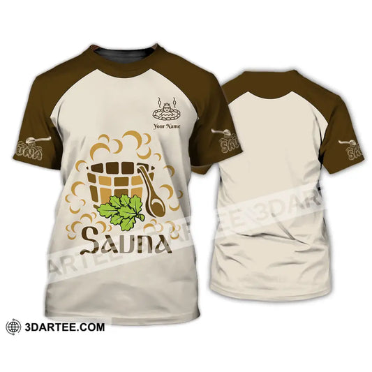 Unisex Shirt - Custom Name Sauna Relax T-Shirt / S T-Shirt