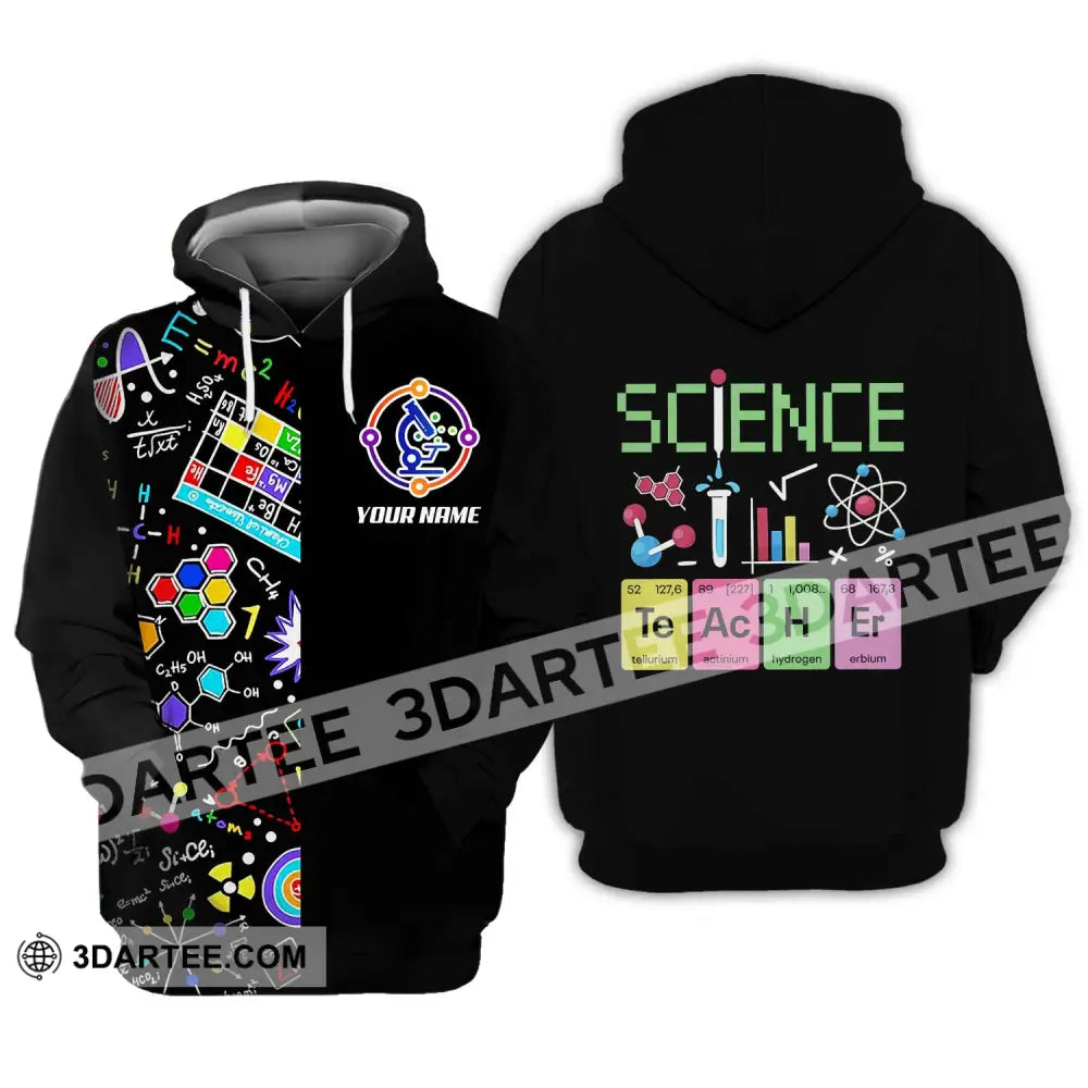 Unisex Shirt - Custom Name Science Hoodie / S T-Shirt